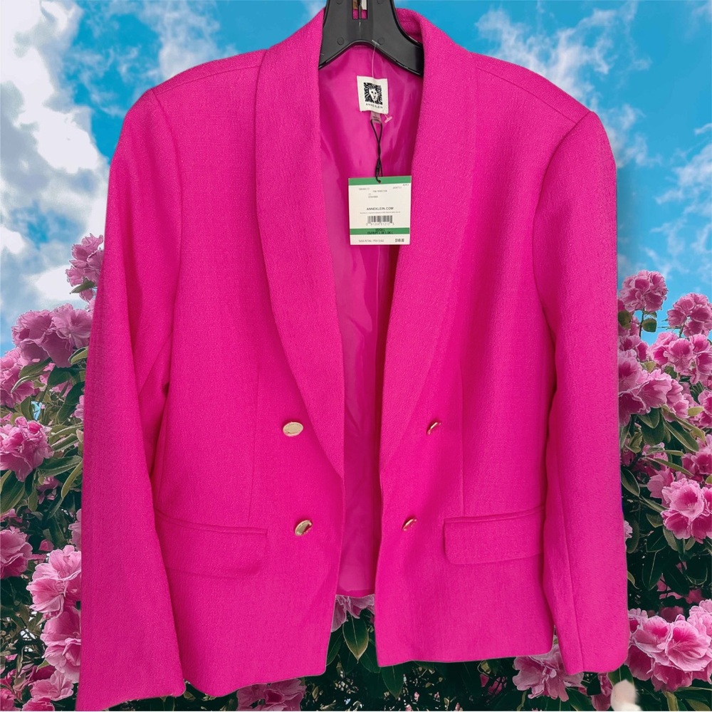 Anne Klein Pink Women's Blazer New
